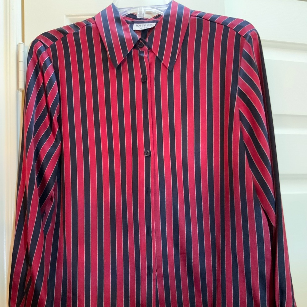 Do you need a stunning blouse to make a suit or pants pop?